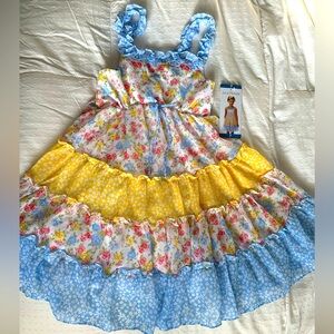 Jona Michelle Girls Multi Tiered Dress 7